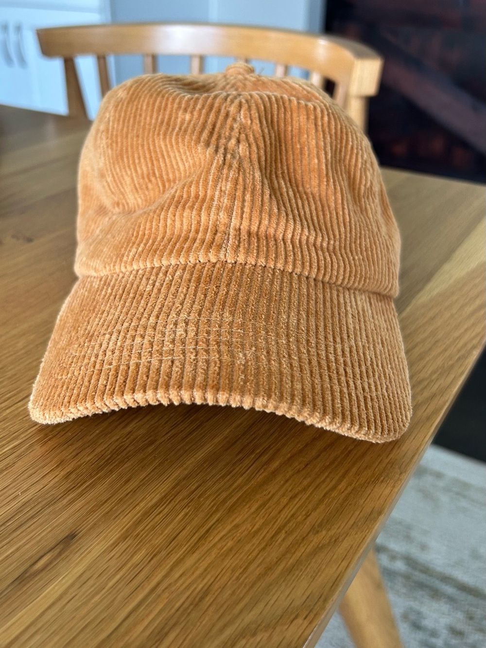 GAP Corduroy Baseball Cap in golden/mustard color